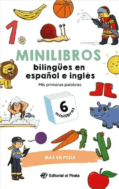 MINILIBROS BILINGUES EN ESPAÑOL E INGLÉS - MIS PRIMERAS PALABRAS